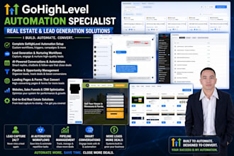 build gohighlevel CRM, automation, workflows and ai system