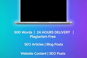 write 1000 word website content or blog post with SEO