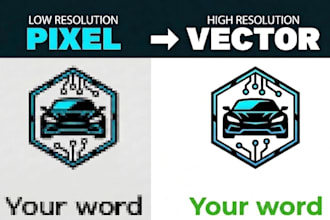 vector trace logo and icon
