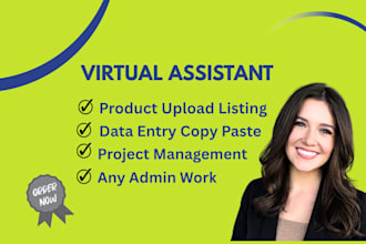 your virtual assistant for research, product listing