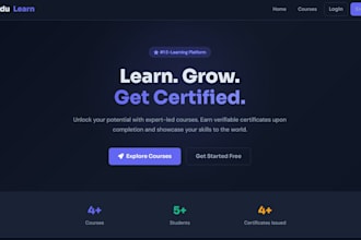 build a PHP mysql e learning portal with certificates
