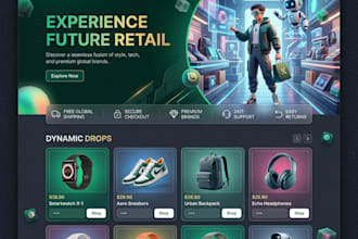 build a premium fullstack ecommerce web and mobile app suite