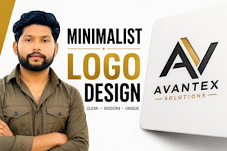 design modern minimalist logo for your bussiness