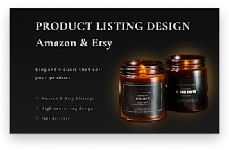 design amazon and etsy product listing images
