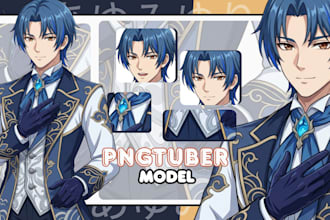 design pngtuber model or customized pngtuber avatar, character
