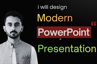 design modern powerpoint presentation and startup PPT