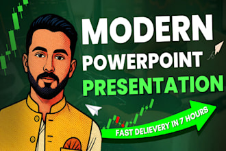 design modern powerpoint presentation and startup PPT