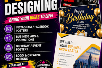 create professional business posters and event posters