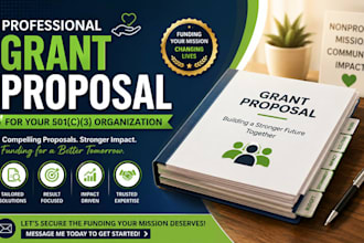 draft a professional grant proposal for your 501c3 organization