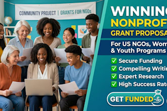 write winning nonprofit grant proposals for US ngos, women and youth programs