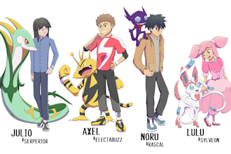 draw your pokemon trainer oc