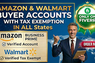 do amazon walmart tax exempt buyer account all states