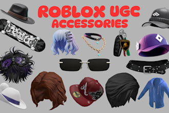 create custom roblox ugc model roblox hair roblox accessories as roblox designer