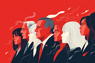 draw a political cartoon caricatures with creative satire