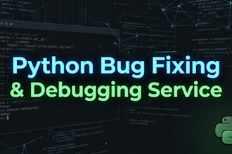 fix python bugs and errors in your code