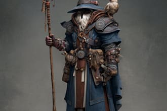 fantasy character art and fantasy character art