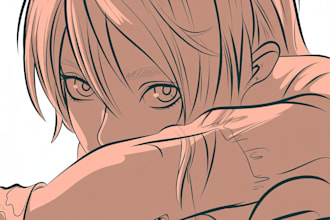 draw commission into anime or manga style art