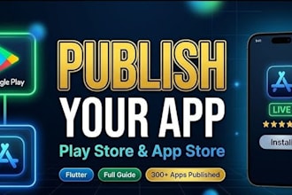 build and upload ios android app to app store and play store