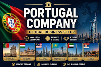 register portugal, hungary, malaysia, kazakhstan, dubai, serbia company
