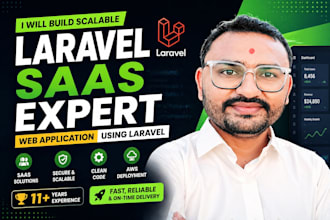 build scalable saas web application using laravel