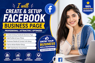 create and setup facebook business page