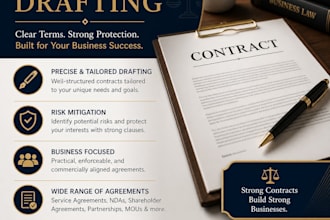 do contract drafting and offer legal assistance