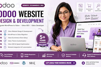 build odoo website design, migrate wordpress to odoo website developer, odoo SEO