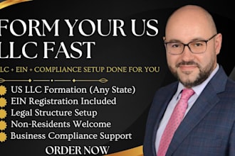 form your US llc, ein, and compliance for non residents and entrepreneurs fast