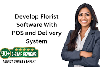 develop florist software with pos and delivery system