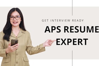 write ats resume and cover letter for aps jobs