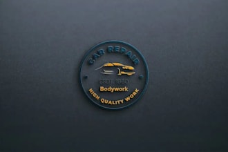 design clean badge, patch, round sticker, label,logo design
