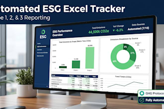 create automated esg data reporting templates in excel