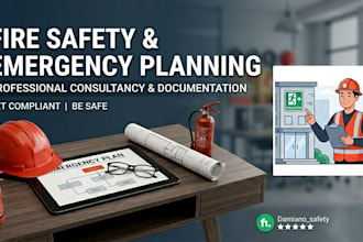 create a professional fire safety and emergency plan for you
