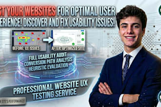 perform comprehensive website testing and UI UX analysis