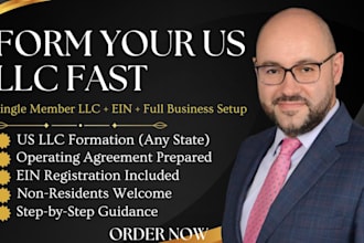 form your US single member llc with fast 24 hour setup