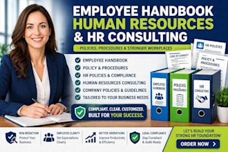 employee handbook, HR policies, and offer HR consulting