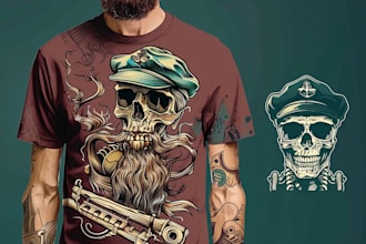 design custom graphic t shirt merch for musicians and bands