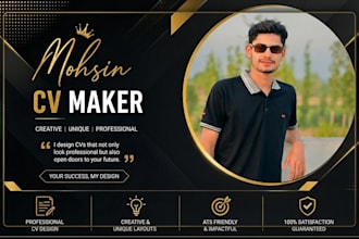 do professional resume design, CV, linkedin and ind profile