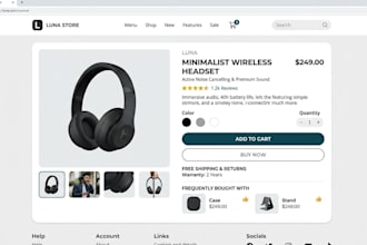 design ecommerce website UI UX for better sales