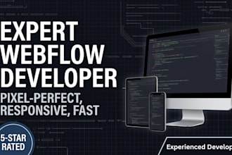 do webflow website, webflow landing page as a webflow developer