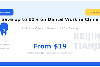 be your dental tourism guide for dental service in china