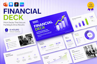 design modern business pitch presentation master slide powerpoint slide deck