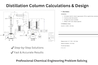 solve chemical engineering problems and calculations step by step