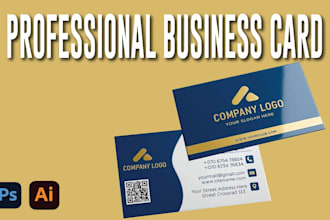 design professional and unique business card