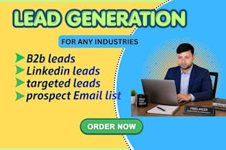 do b2b lead generation linkedin lead and build email list