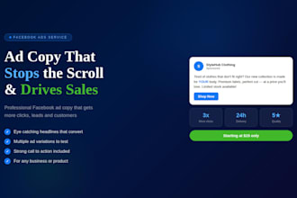 write facebook ad copy that drives sales for your business