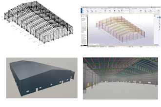 provide tekla 3d modelling, detailing, shop drawings