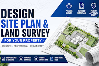 design site plan and land survey for your property