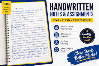 convert PDF, images or notes into neat handwritten notes and summaries