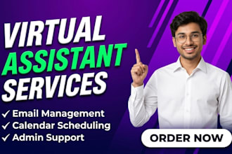 be your professional virtual assistant for admin tasks